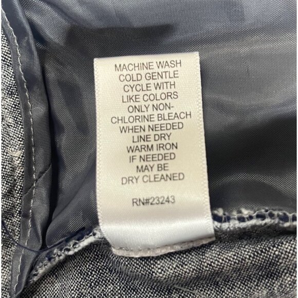 7th Avenue NY & Co  Linen Blend Pants Womens Size 12 Light Blue - Picture 8 of 8